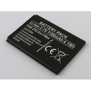 Helyettesítő akku ZTE Kis II Max 3, 7V 1100mAh 4, 1Wh Li-ion kép