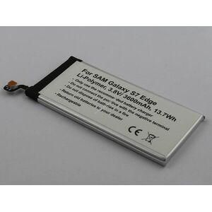 Helyettesítő akku Samsung Galaxy S7 Edge 3, 8V 3600mAh 13, 7Wh beépített szerszám nélkül Li-Polymer kép