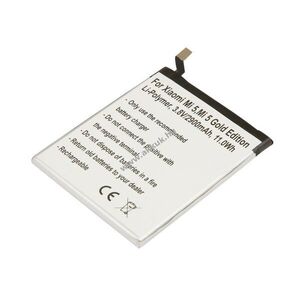 Helyettesítő akku Xiaomi Mi 5/Mi 5 Gold Edition beépített 3, 8V 2900mAh 11, 0Wh Li-Polymer kép