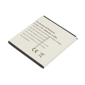 Helyettesítő akku Archos 45 Platinum 3, 7V 1400mAh 5, 2Wh Li-ion kép