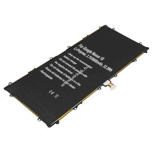 Helyettesítő akku Google Nexus 10 3, 7V 9000mAh 33, 3Wh beépített szerszám nélkül Li-Polymer kép