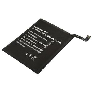 Helyettesítő akku Huawei P10 3, 82V 3200mAh 12, 2Wh beépített Li-Polymer kép