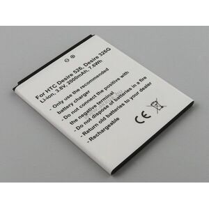 Helyettesítő akku HTC Desire 526 Desire 326G 3, 8V 2000mAh 7, 6Wh Li-ion kép
