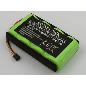 Helyettesítő akku Fluke ScopeMeter 120 BP120 4, 8V 3000mAh NiMH kép