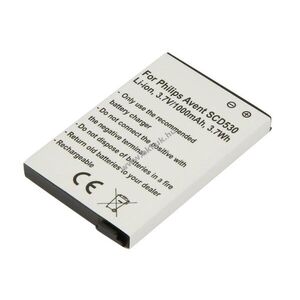 Helyettesítő akku Philips Avent SCD530 3, 7V 1000mAh Li-ion kép