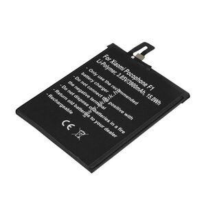 Helyettesítő akku Xiaomi Pocophone F1 3, 85V 3900mAh 15, 0Wh beépített szerszám nélkül Li-Polymer kép