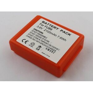 Helyettesítő akku HBC Radiomatic Micron 4 3, 6V 2200mAh NiMH kép