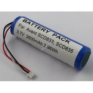 Helyettesítő akku Philips Avent SCD833 SCD835 3, 7V 2600mAh 9, 6Wh Li-ion kép