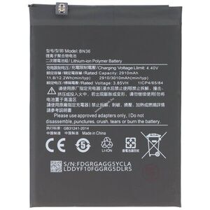 Helyettesítő akku Xiaomi Mi A2 3, 85V 3010mAh 11, 6Wh beépített Li-Polymer kép