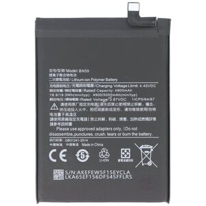 Helyettesítő akku Xiaomi Redmi Note 10 3, 87V 5000mAh 19, 35Wh beépített Li-Polymer kép