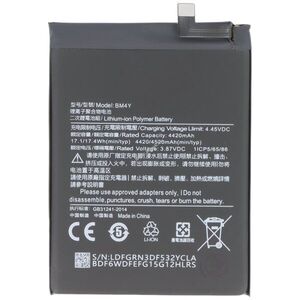 Helyettesítő akku Xiaomi Redmi K40 3, 87V 4520mAh 17, 5Wh beépített Li-Polymer kép