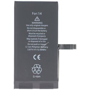 Helyettesítő akku iPhone 14 3, 87V 3279mAh 12, 68Wh beépített Li-Polymer kép