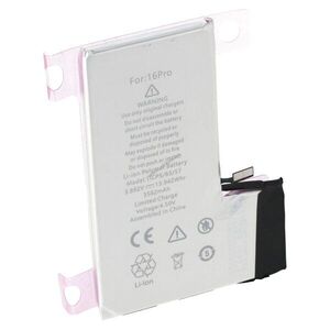 Helyettesítő akku iPhone 16 Pro 3, 89V 3582mAh 13, 94Wh Li-Polymer kép