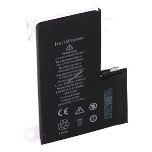 Helyettesítő akku iPhone 16 Pro Max 3, 87V 4685mAh 18, 16Wh beépített szerszám nélkül Li-Polymer kép