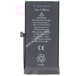 Helyettesítő akku Apple iPhone 13 Mini 3, 88V 2406mAh 9, 3Wh beépített Li-Polymer kép