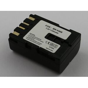 Helyettesítő akku JVC BN-V408 7, 2V 1100mAh 7, 9Wh sötétszürke Li-ion kép
