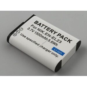 Helyettesítő akku Nikon EN-EL23 3, 7V 1500mAh 5, 6Wh Li-ion kép