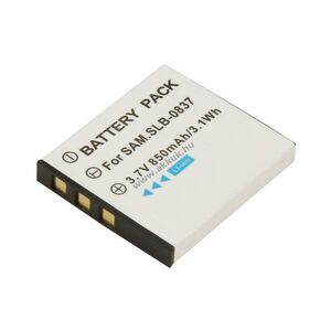 Helyettesítő akku Samsung SLB-0837 3, 7V 850mAh 3, 1Wh Li-ion kép