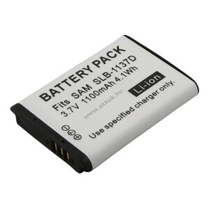 Helyettesítő akku Samsung SLB-1137D 3, 7V 1100mAh 4, 1Wh Li-ion kép