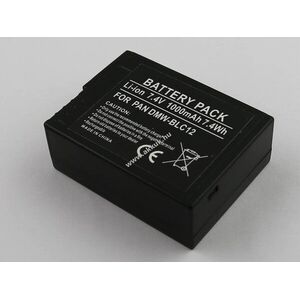 Helyettesítő akku Panasonic DMW-BLC12 7, 4V 1000mAh Li-ion kép