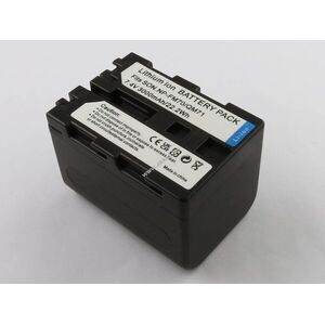 Helyettesítő akku Sony NP-FM70 NP-QM71 7, 4V 3000mAh 22, 2Wh sötétszürke Li-ion kép
