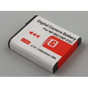 Helyettesítő akku Sony NP-BG1 NP-FG1 3, 7V 1100mAh 4, 1Wh időkijelző Li-ion kép