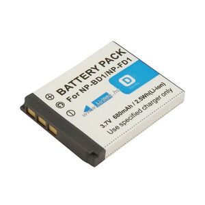 Helyettesítő akku Sony NP-BD1 NP-FD1 3, 7V 680mAh 2, 5Wh Li-ion kép