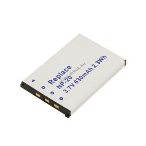 Helyettesítő akku CAS NP-20 3, 7V 630mAh 2, 3Wh Li-ion kép