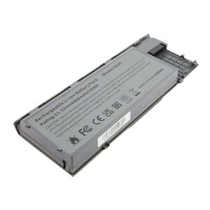 Helyettesítő laptop akku Dell Latitude D620/D630 11, 1V 4400mAh 49Wh szürke fémes Li-ion kép