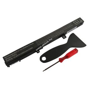 Helyettesítő akku ASUS X451 14, 8V 2200mAh 33Wh fekete szerszámokkal Li-ion kép