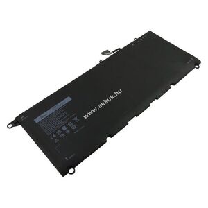 Helyettesítő akku Dell XPS 13 (9350) 7, 6V 7369mAh 56Wh beépített, szerszám nélkül Li-Polymer kép