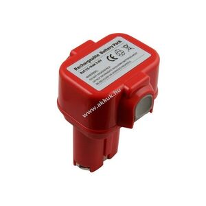 Helyettesítő akku Makita 9120 9, 6V 3000mAh 28, 8Wh piros NiMH kép