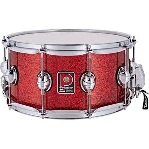 Premier 14" x 7" Genista Classic Snare Drum Red Sparkle kép
