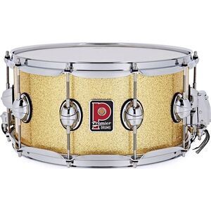 Premier 14" x 7" Genista Classic Snare Drum Vintage Gold Sparkle kép