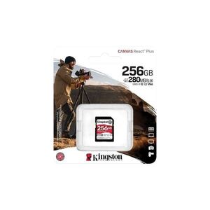 Kingston memóriakártya sdxc 256gb canvas react plus uhs-ii 280r/1... kép