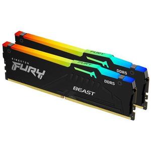 FURY Beast RGB 64GB (2x32GB) DDR5 5600MHz KF556C40BBAK2-64 kép