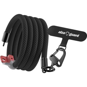 AlzaGuard Universal Lanyard Essential Long - fekete kép