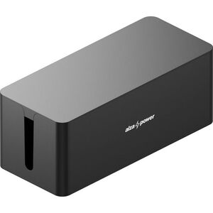 AlzaPower Cable Box Foldable Medium, fekete kép