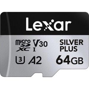 Silver Plus microSDXC 64GB UHS-I/U3/V30 (LMSSIPL064G-BNANG) kép