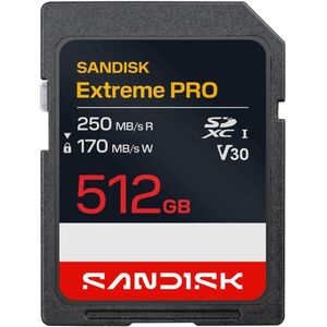 SDXC Extreme Pro 512GB UHS-I/V30 (SDSDXXJ-512G-GSCIN/00226965) kép