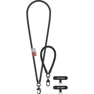 AlzaGuard Lanyard Set, fekete kép