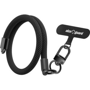 AlzaGuard Universal Lanyard Essential Short - fekete kép