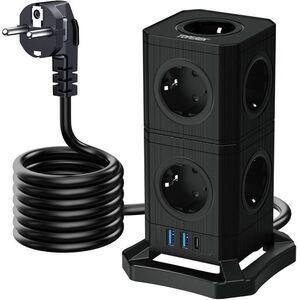 Toprek USB Vertical Power Strip TP-VE3U9E kép