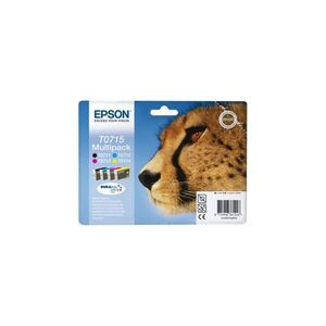 Epson T0715 Multipack Black Cyan Magenta Yellow tintapatron erede... kép