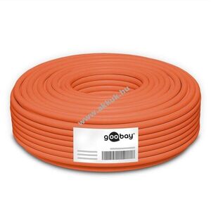 Goobay CAT7A S/FTP (PiMF) AWG23/1 CU hálózati kábel 50m LSZH narancs kép
