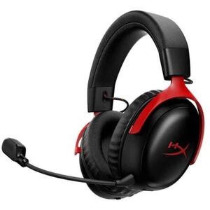 HyperX Cloud III S wireless black-red (A59Z0AA) kép