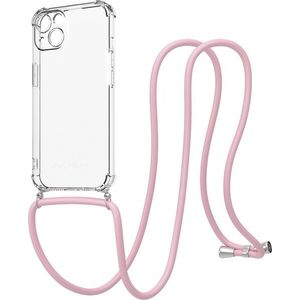 AlzaGuard Luxe Lanyard Case iPhone 13 rózsaszín tok kép