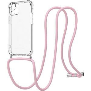 AlzaGuard Luxe Lanyard Case iPhone 13 Mini rózsaszín tok kép