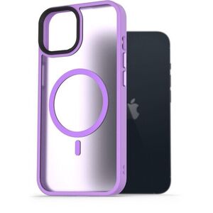 AlzaGuard Matte Case iPhone 13 MagSafe világoslila tok kép