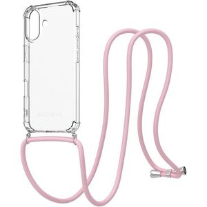 AlzaGuard Luxe Lanyard iPhone 17 rózsaszín tok kép